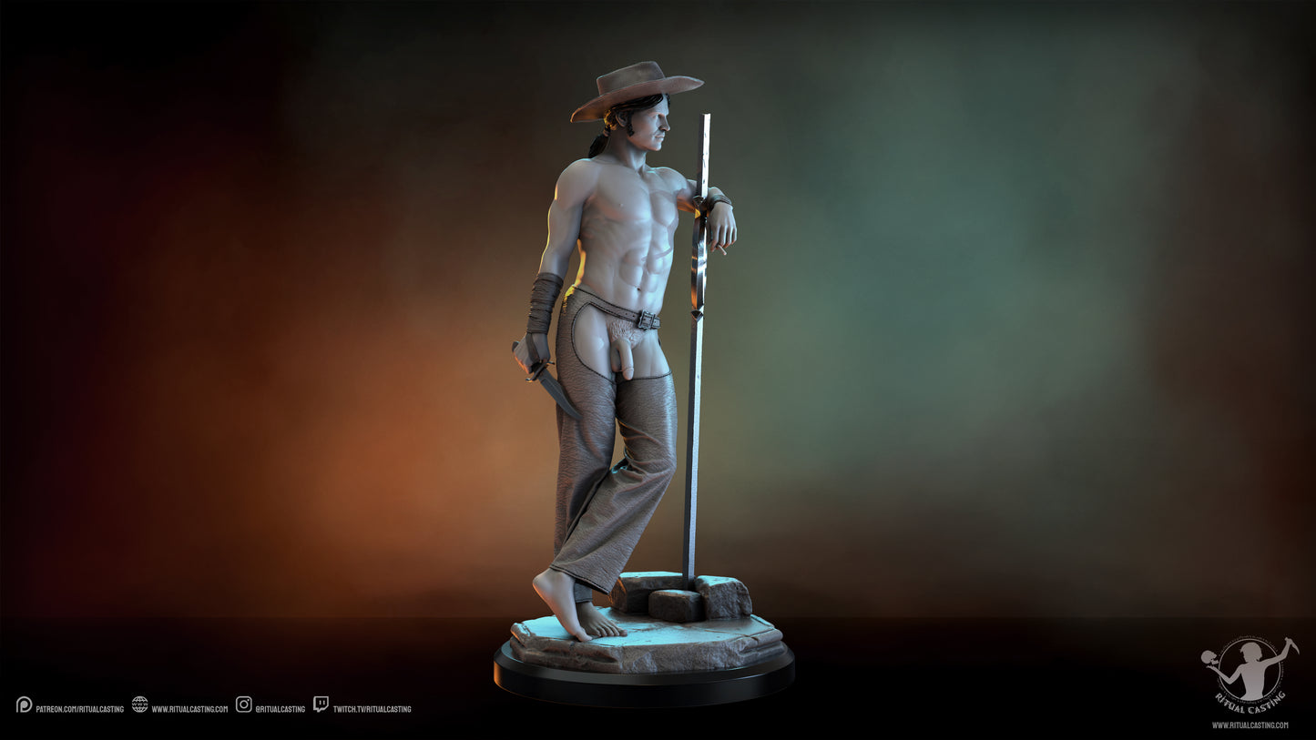 Inquisitor Jericho Blackwood Statue NSFW