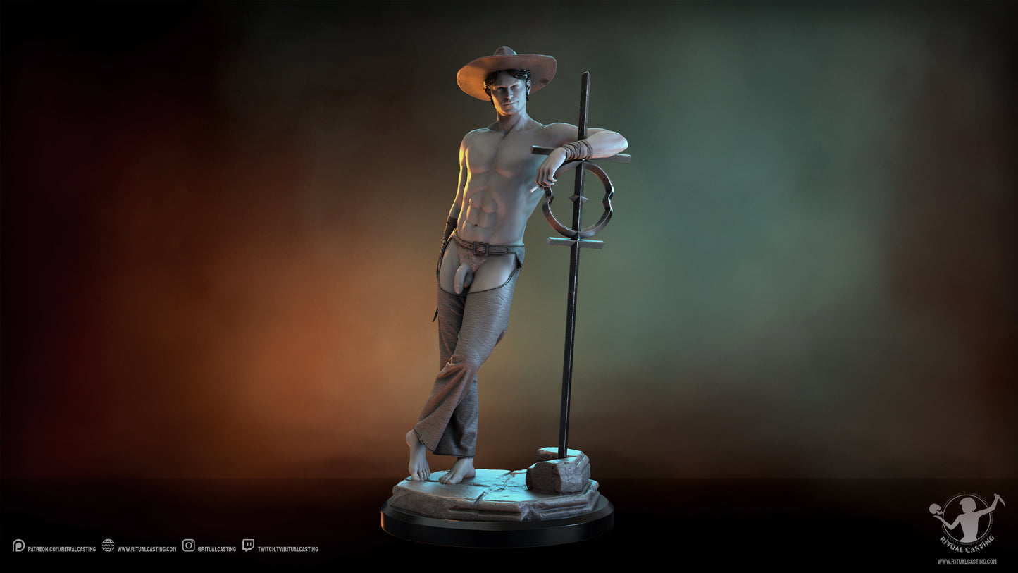 Inquisitor Jericho Blackwood Statue NSFW