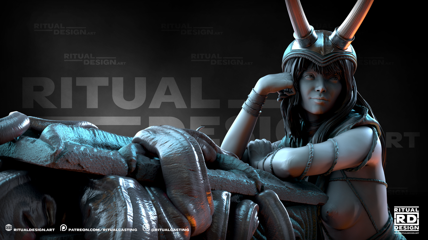 Kestra Statue 3D-Printed Kit