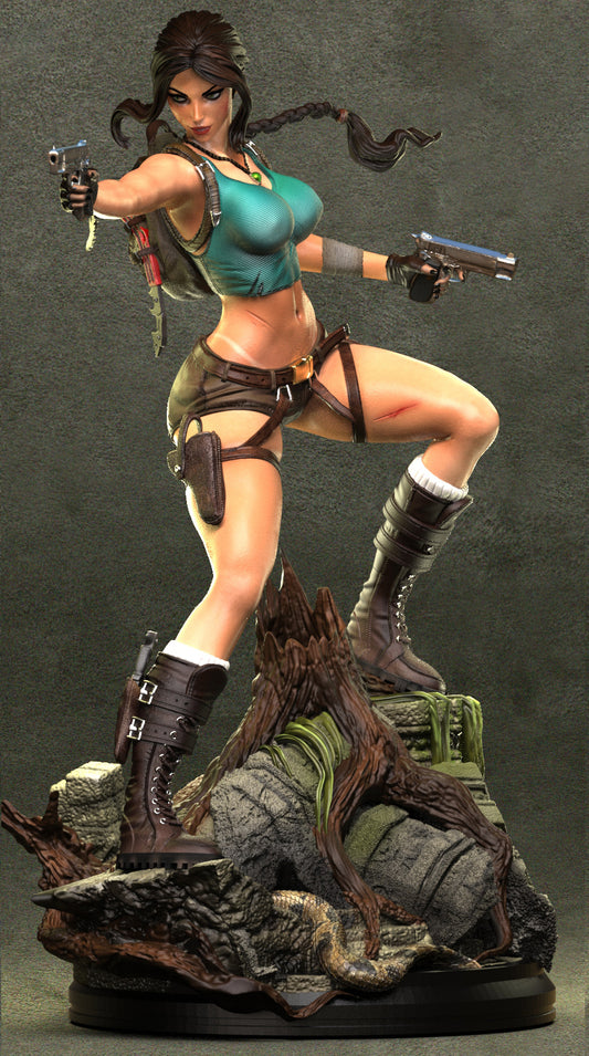 Lara Croft Statue