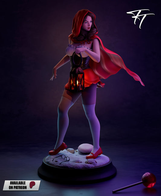 Little Red Riding Hood Statue