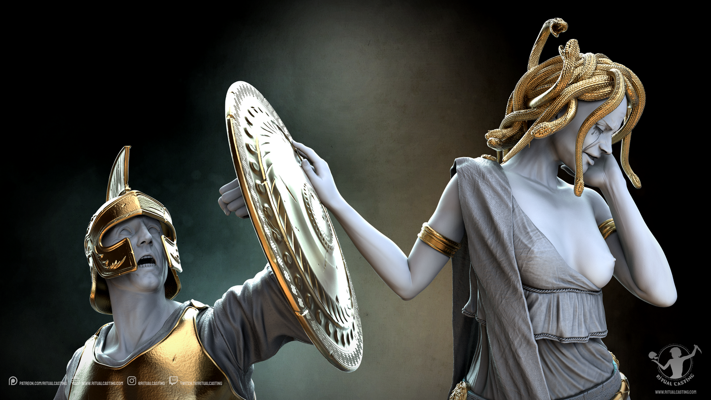 Medusa Statue