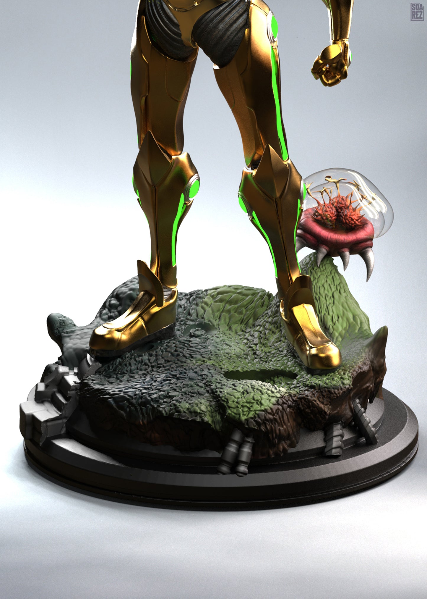Samus Aran Statue