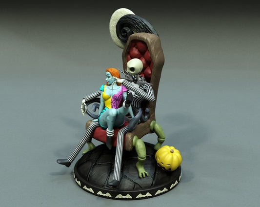 Jack & Sally Statue 3D-Printed Kit