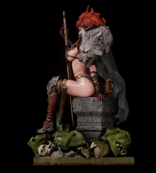 Red Sonya Statue