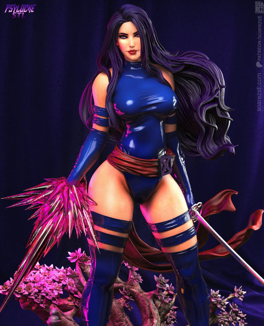 Psylocke Statue