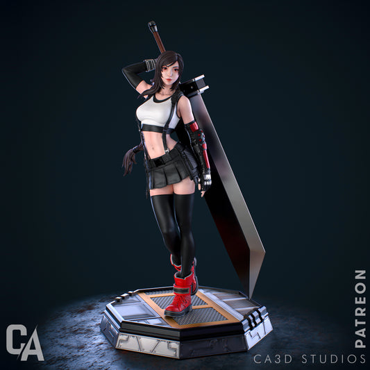 Tifa Lockhart Statue