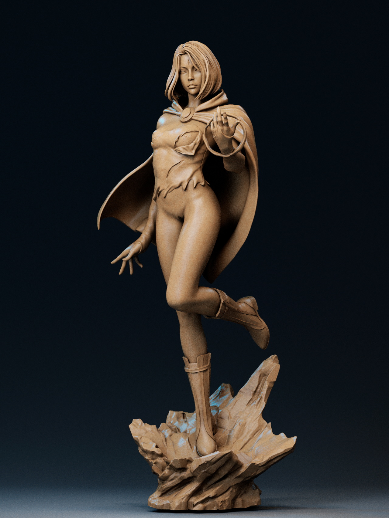 Raven Statue