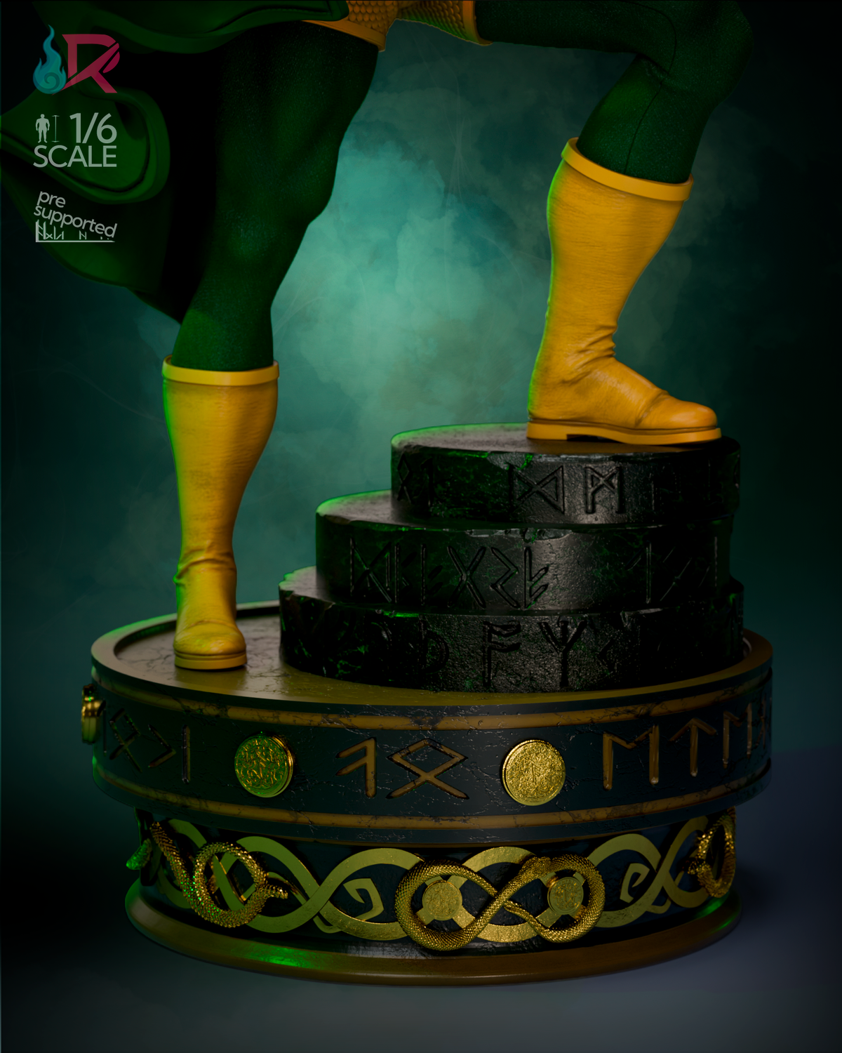 Loki (M Conics) Statue 3D-Printed Kit