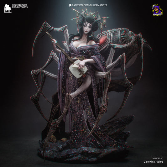 Jorogumo Statue 3D-Printed Kit
