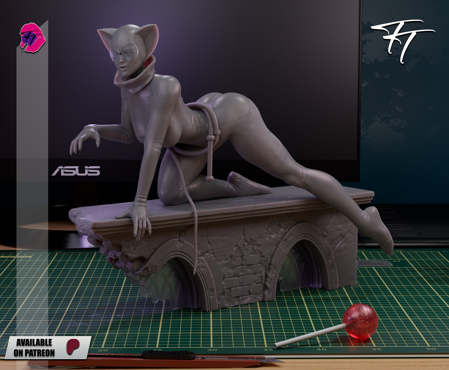 Catwoman Statue