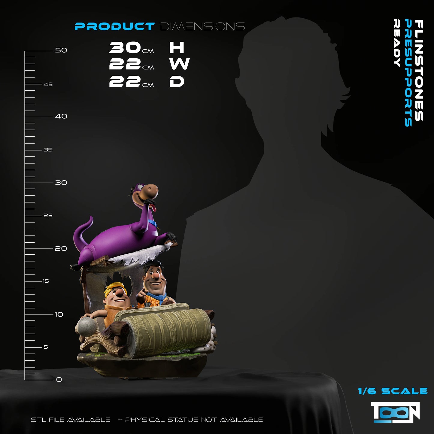 The Flinstones Statue