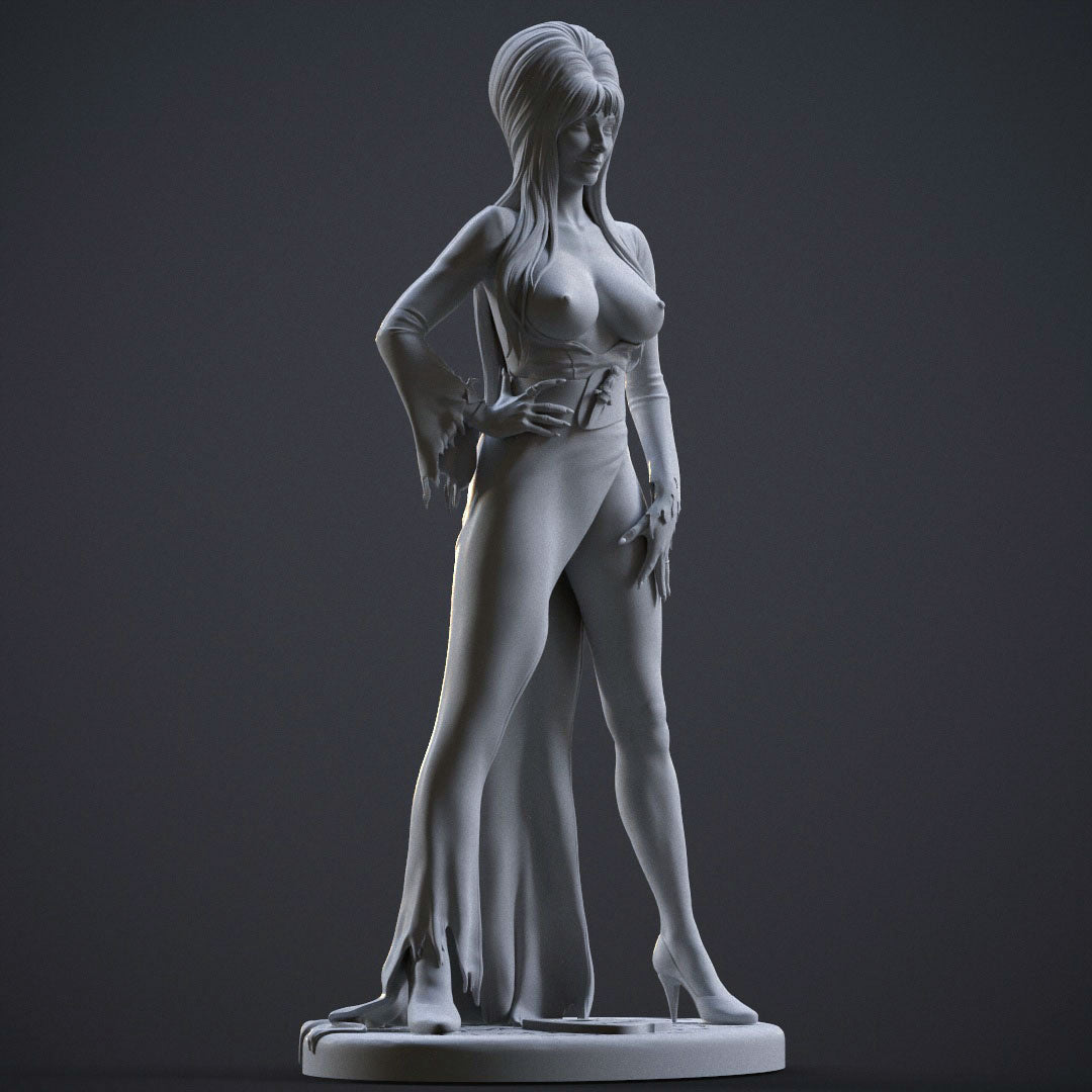 Elvira Statue 3D-Printed Kit