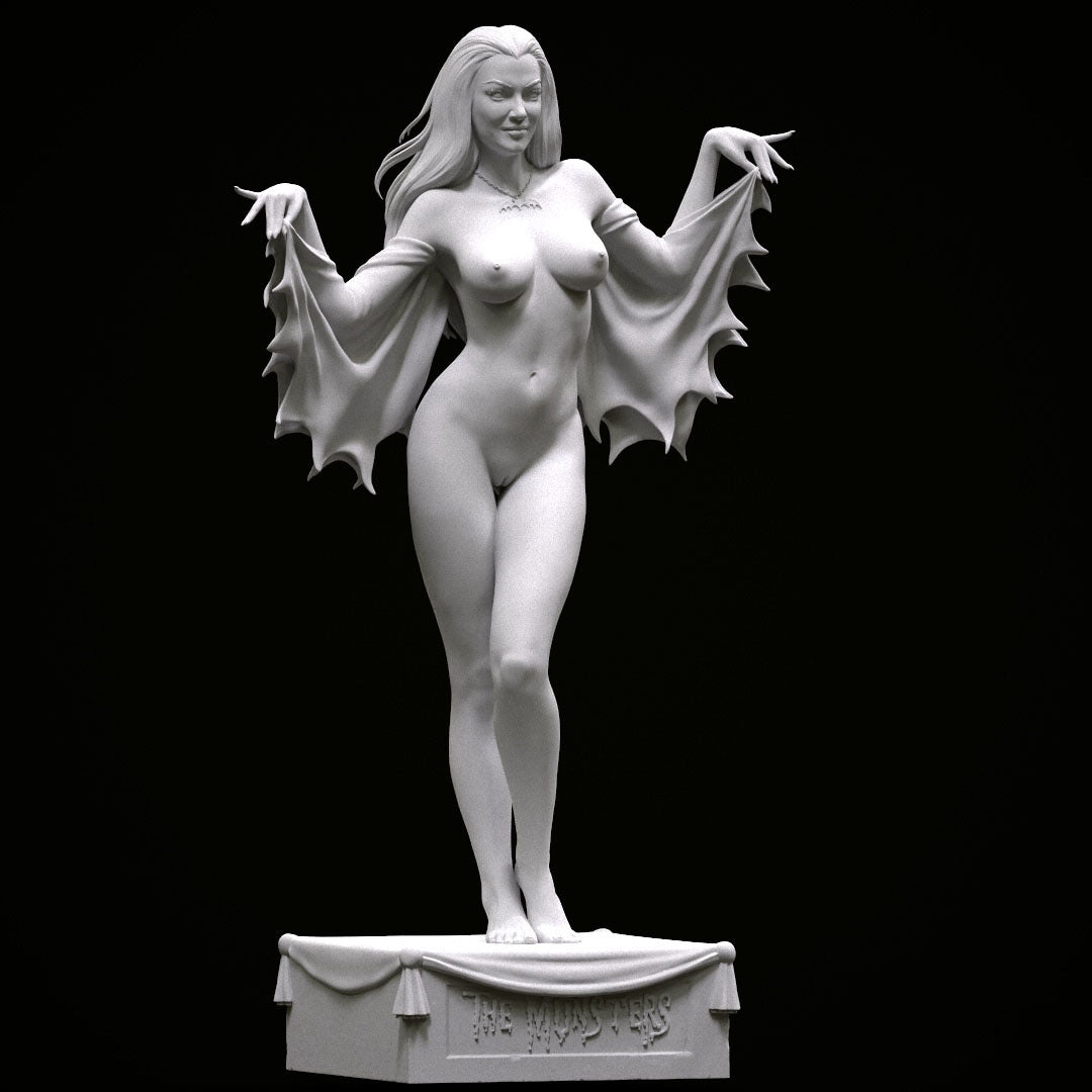 Lili Munster Statue 3D-Printed Kit