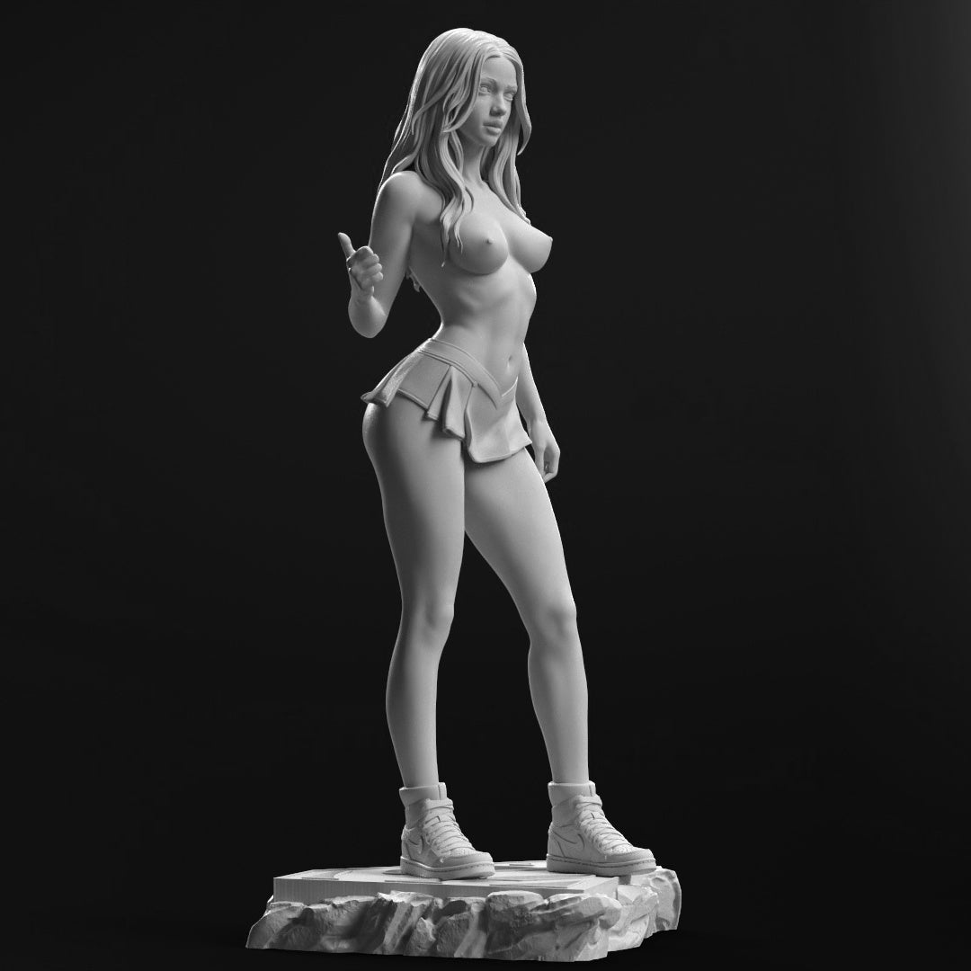 Supergirl Statue 3D-Printed Kit