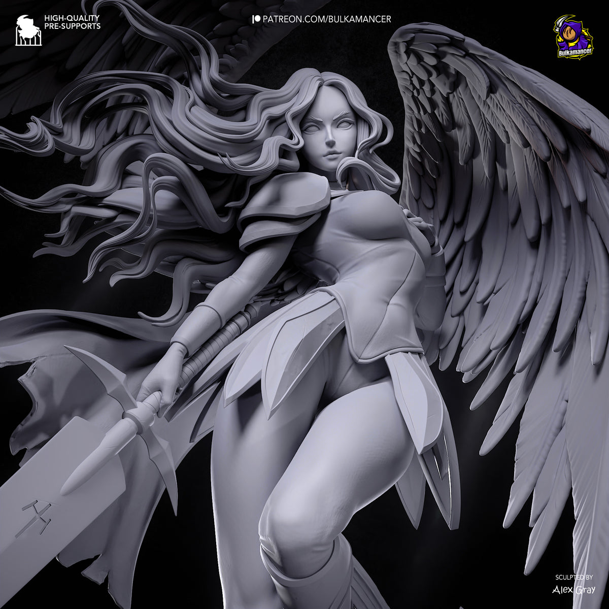 Teresa (Claymore) Statue 3D-Printed Kit