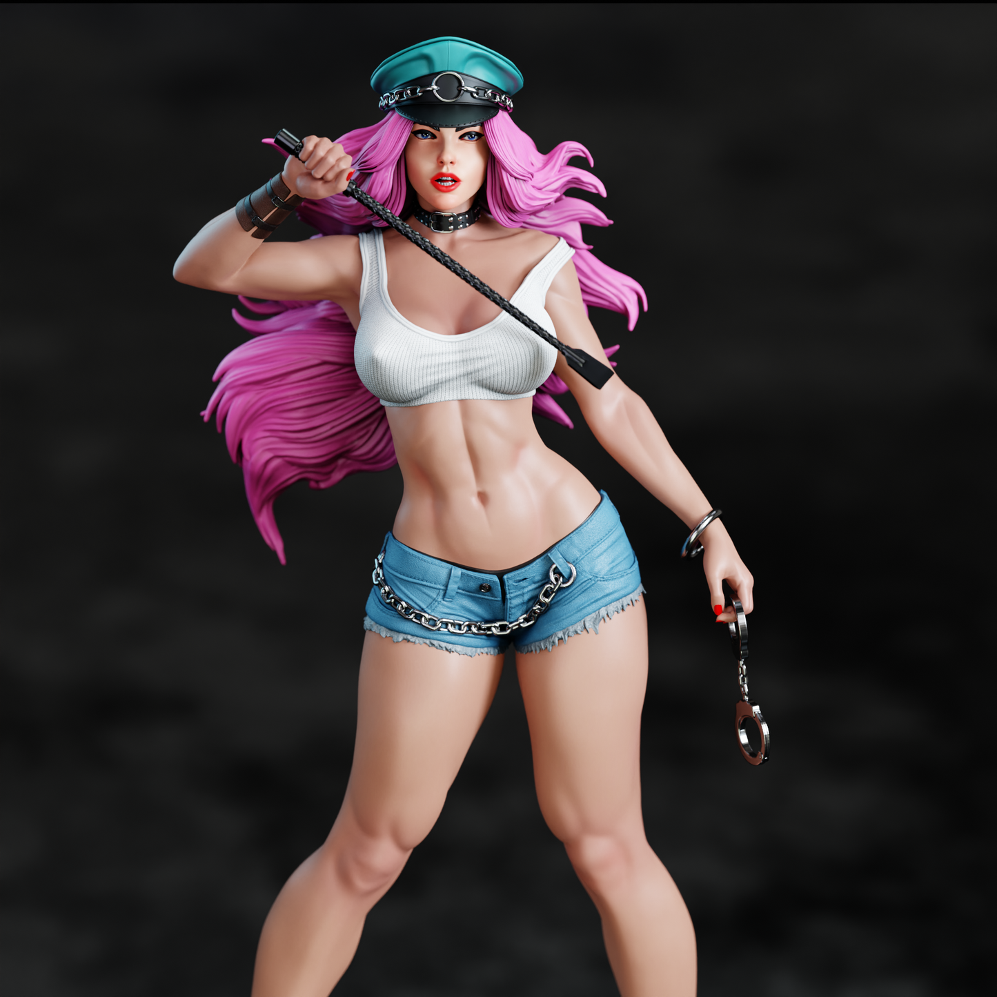 Poison (Street Fighter) Statue