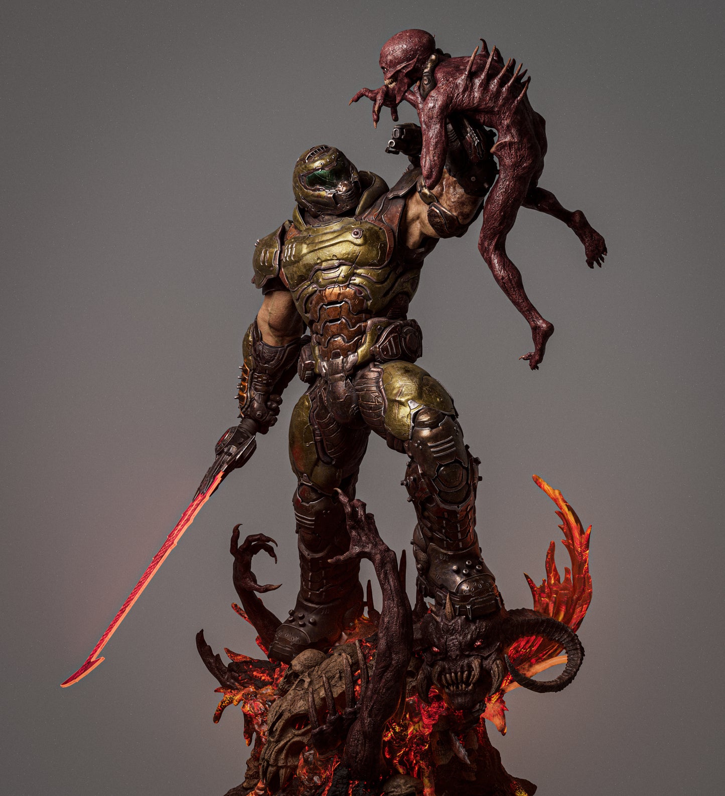 Doom Slayer Statue