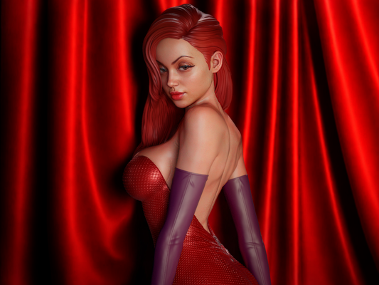 Jessica Rabbit Statue