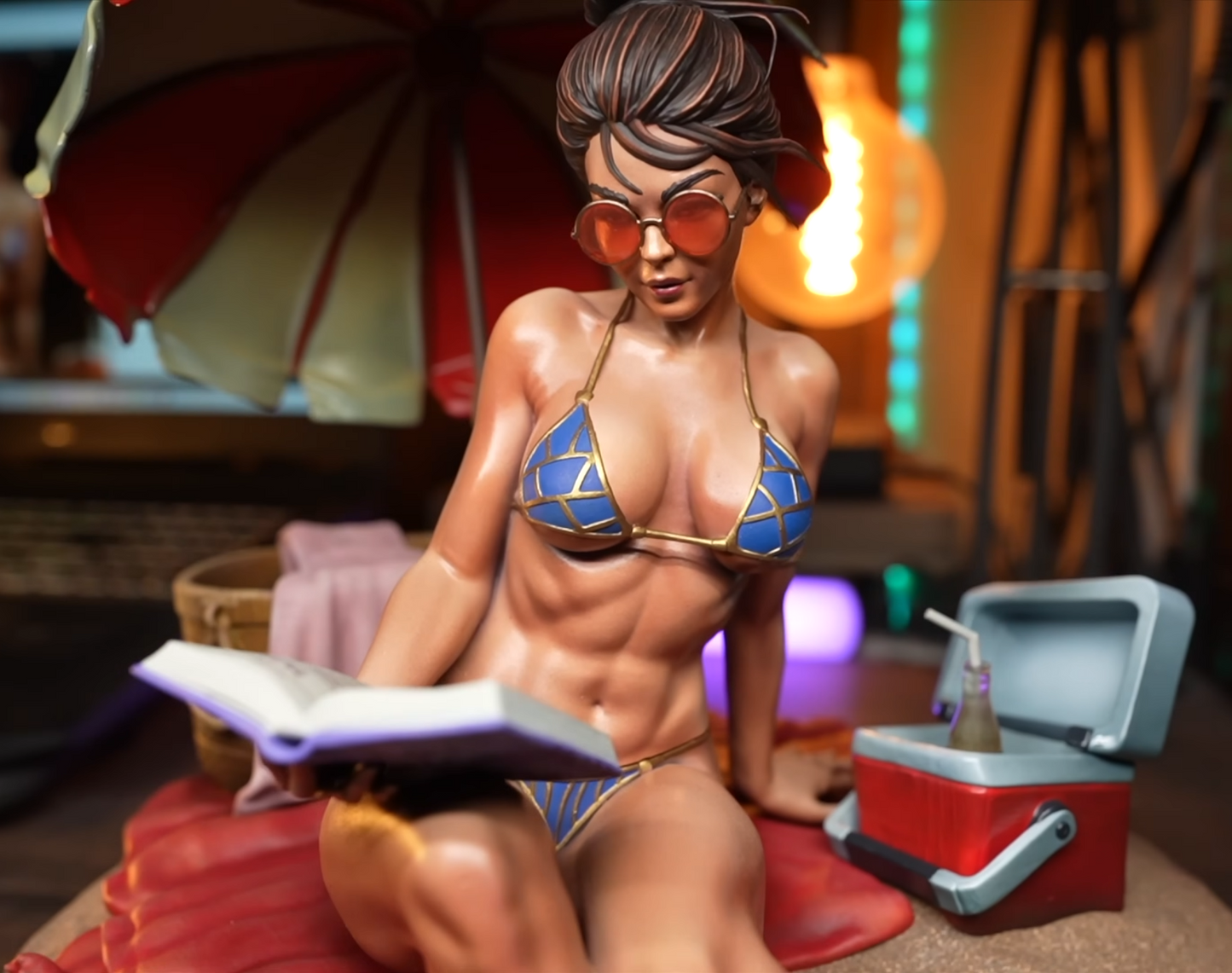 Chun-Li Statue 3D-Printed Kit