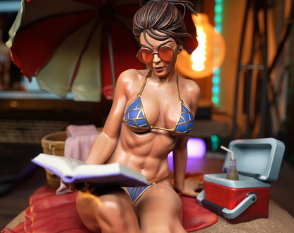 Chun-Li Statue 3D-Printed Kit