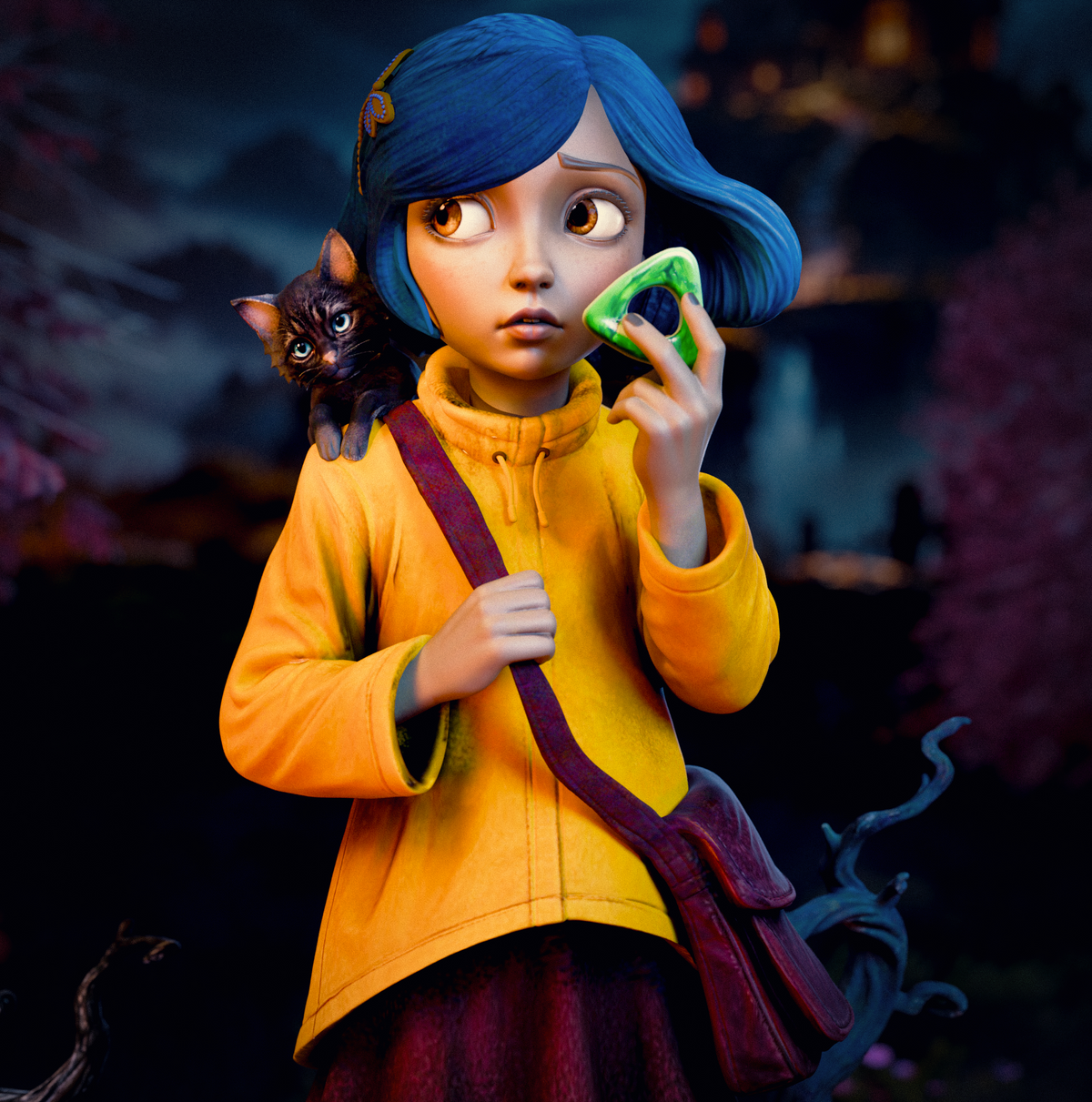 Coraline Statue 3D-Printed Kit