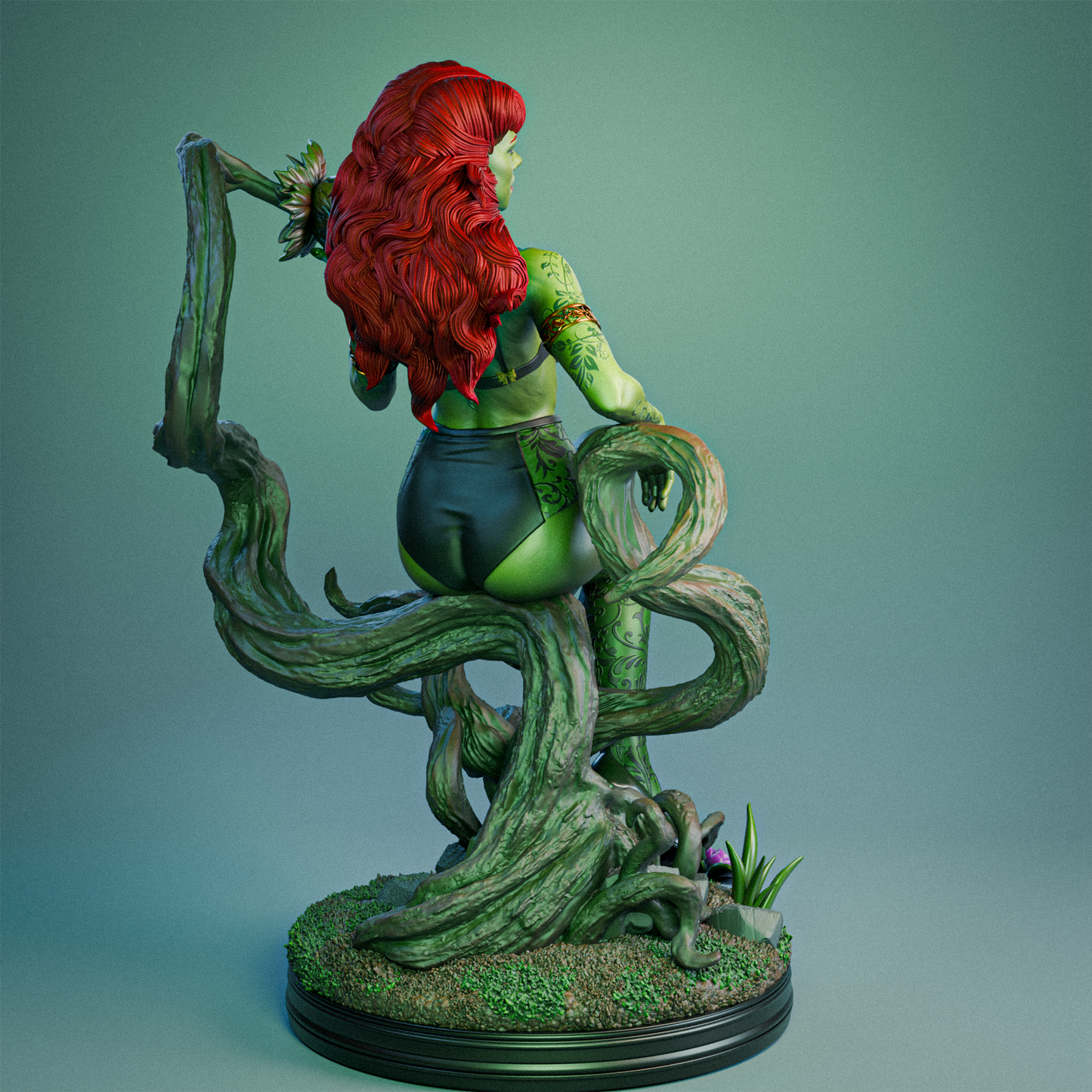 Poison Ivy Bombshell Statue 3D-Printed Kit