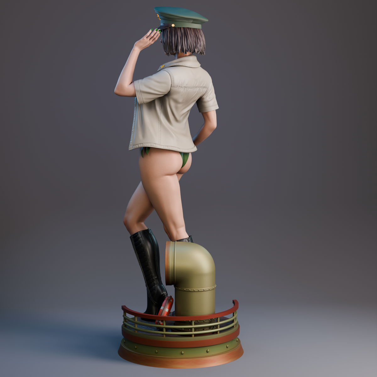 Major MacKenzie Statue 3D-Printed Kit