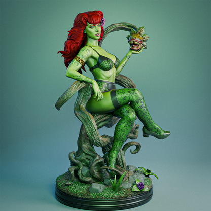 Poison Ivy Bombshell Statue 3D-Printed Kit