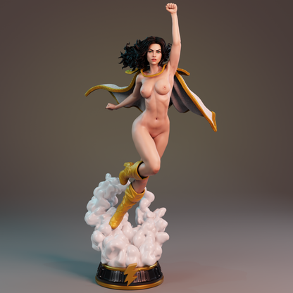 Mary Marvel Statue 3D-Printed Kit