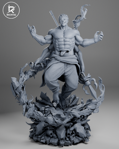 Ryomen Sukuna Statue 3D-Printed Kit