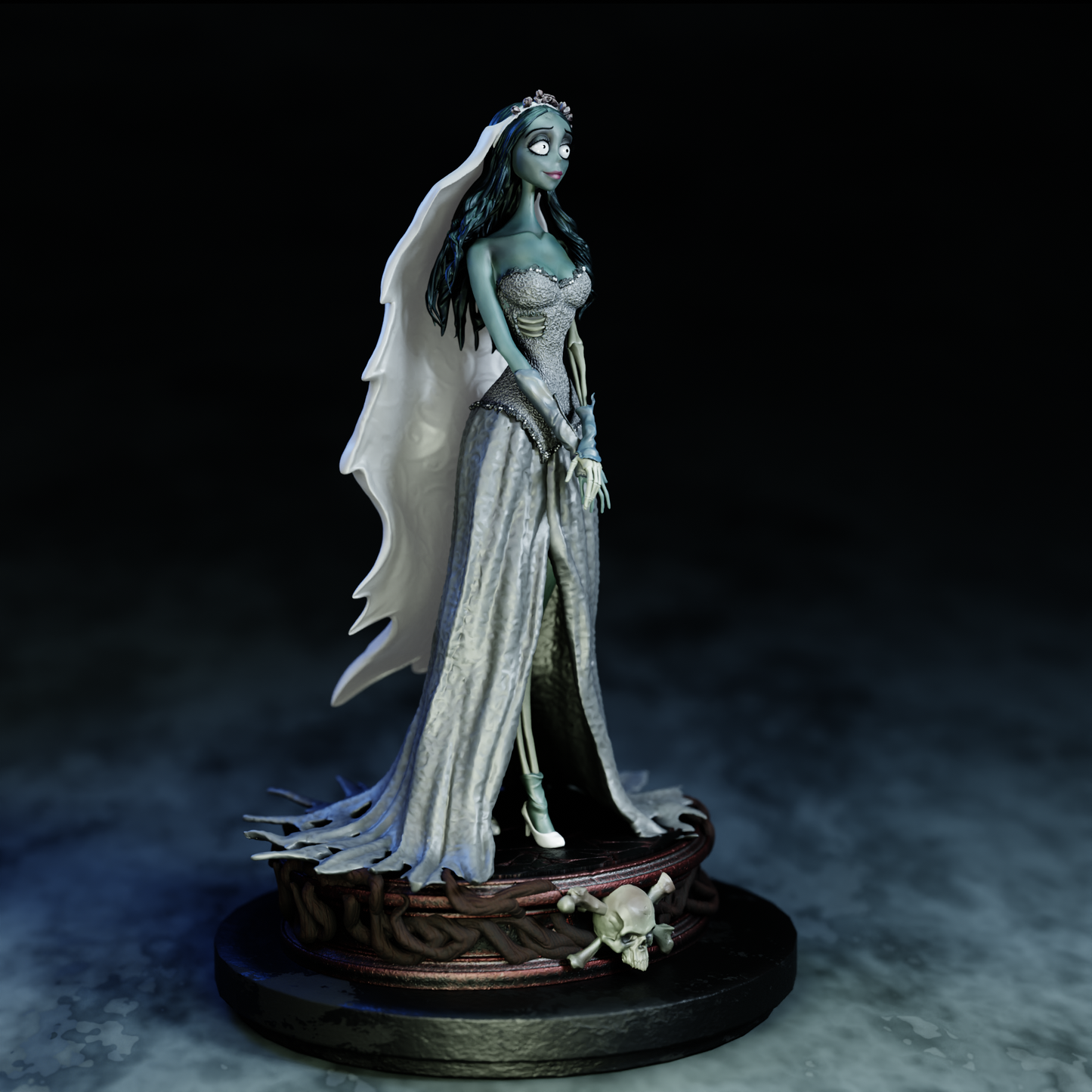 Emily (Corpse Bride) Statue 3D-Printed Kit