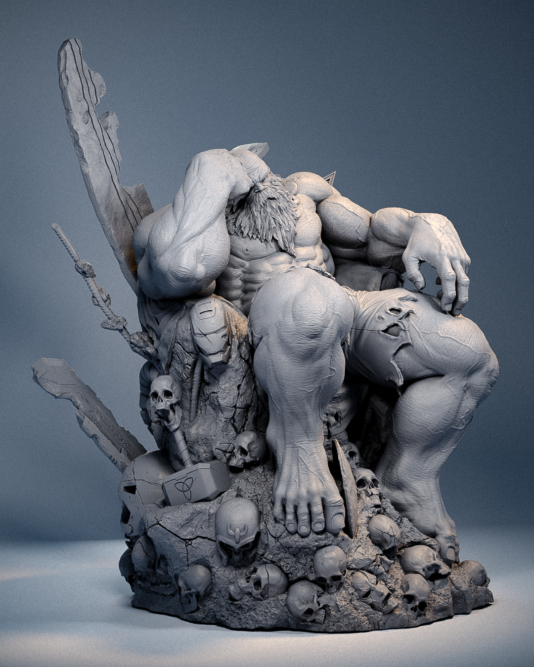 Maestro Statue 3D-Printed Kit