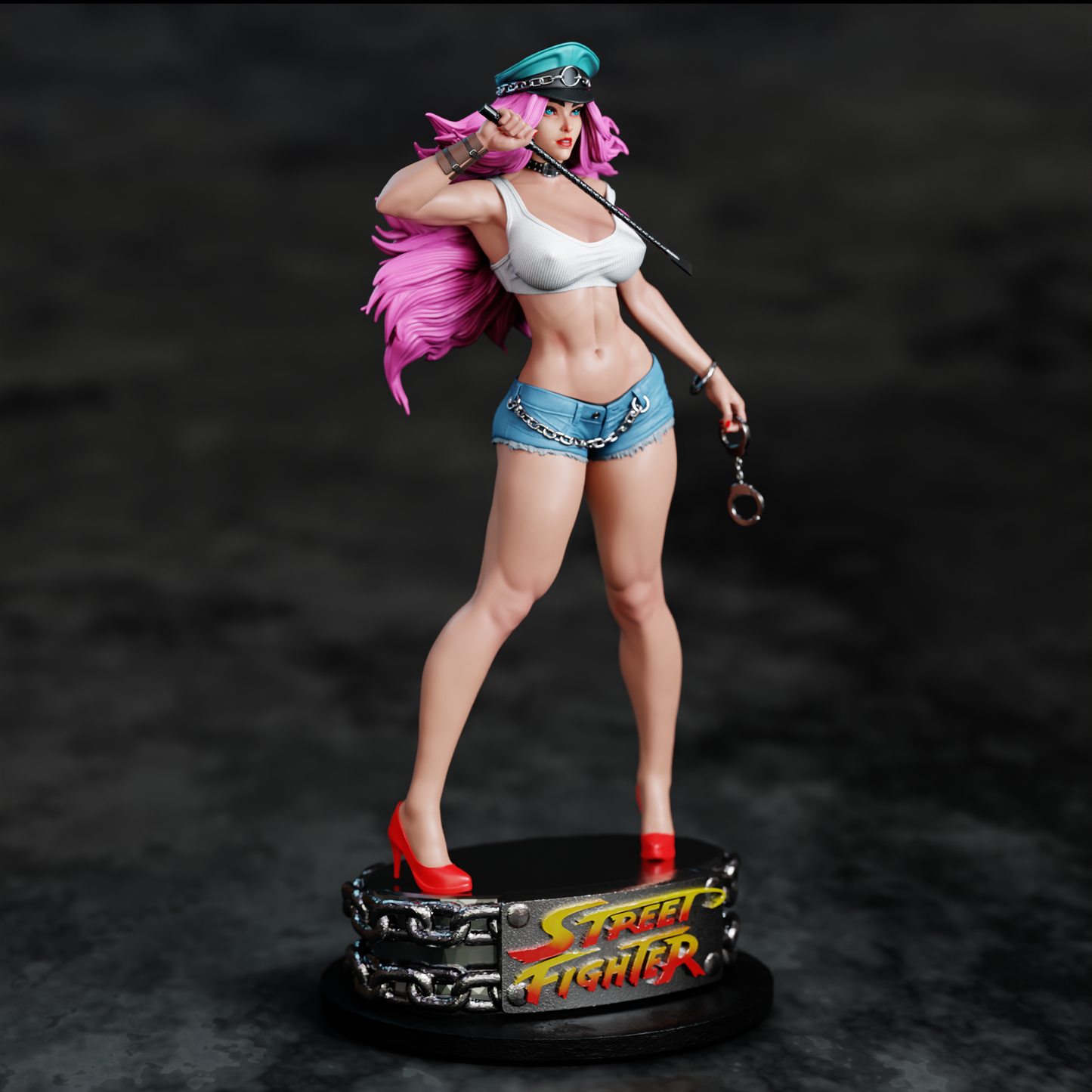Poison (Street Fighter) Statue