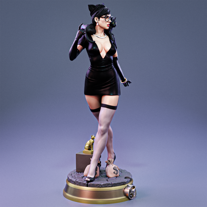 Catwoman Bombshell Statue 3D-Printed Kit
