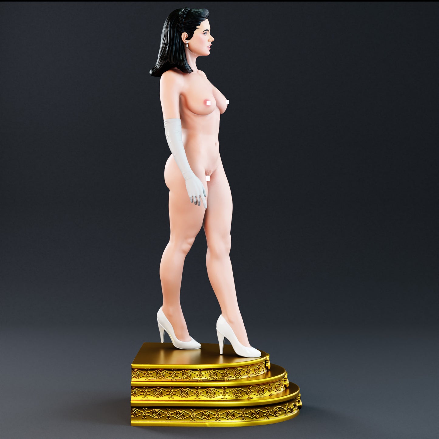 Jennifer C. (Rocketeer) Statue