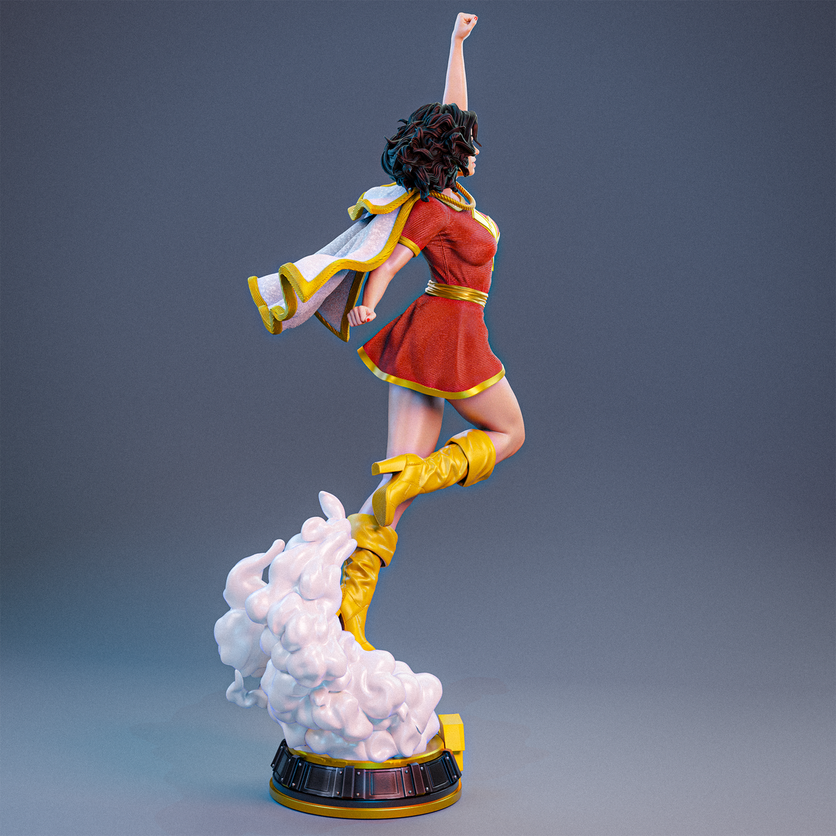 Mary Marvel Statue 3D-Printed Kit