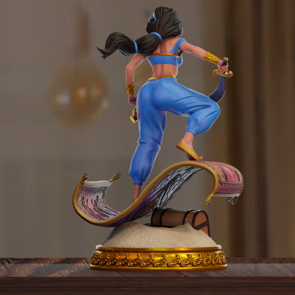 Princess Jasmine Statue 3D-Printed Kit