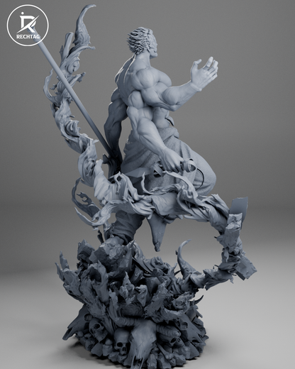 Ryomen Sukuna Statue 3D-Printed Kit