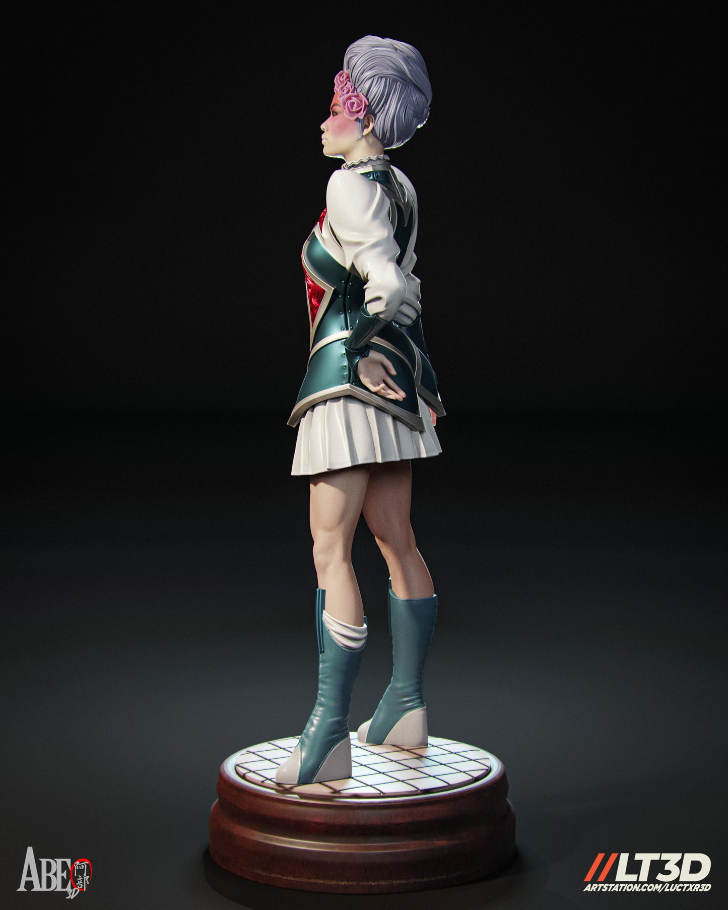 Cptn. Britain - Betsy Braddock Hellire Galla Statue