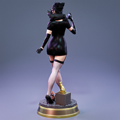 Catwoman Bombshell Statue 3D-Printed Kit