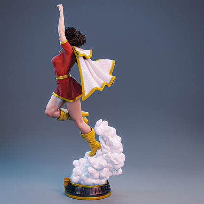Mary Marvel Statue 3D-Printed Kit