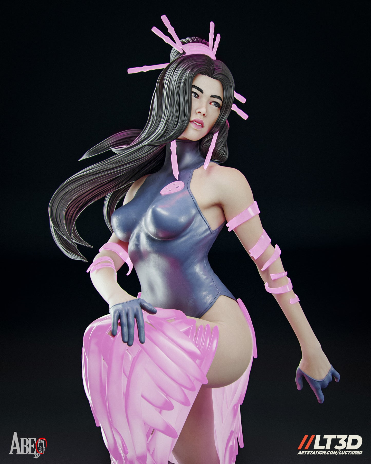 Psylocke Hellfire Gala Statue
