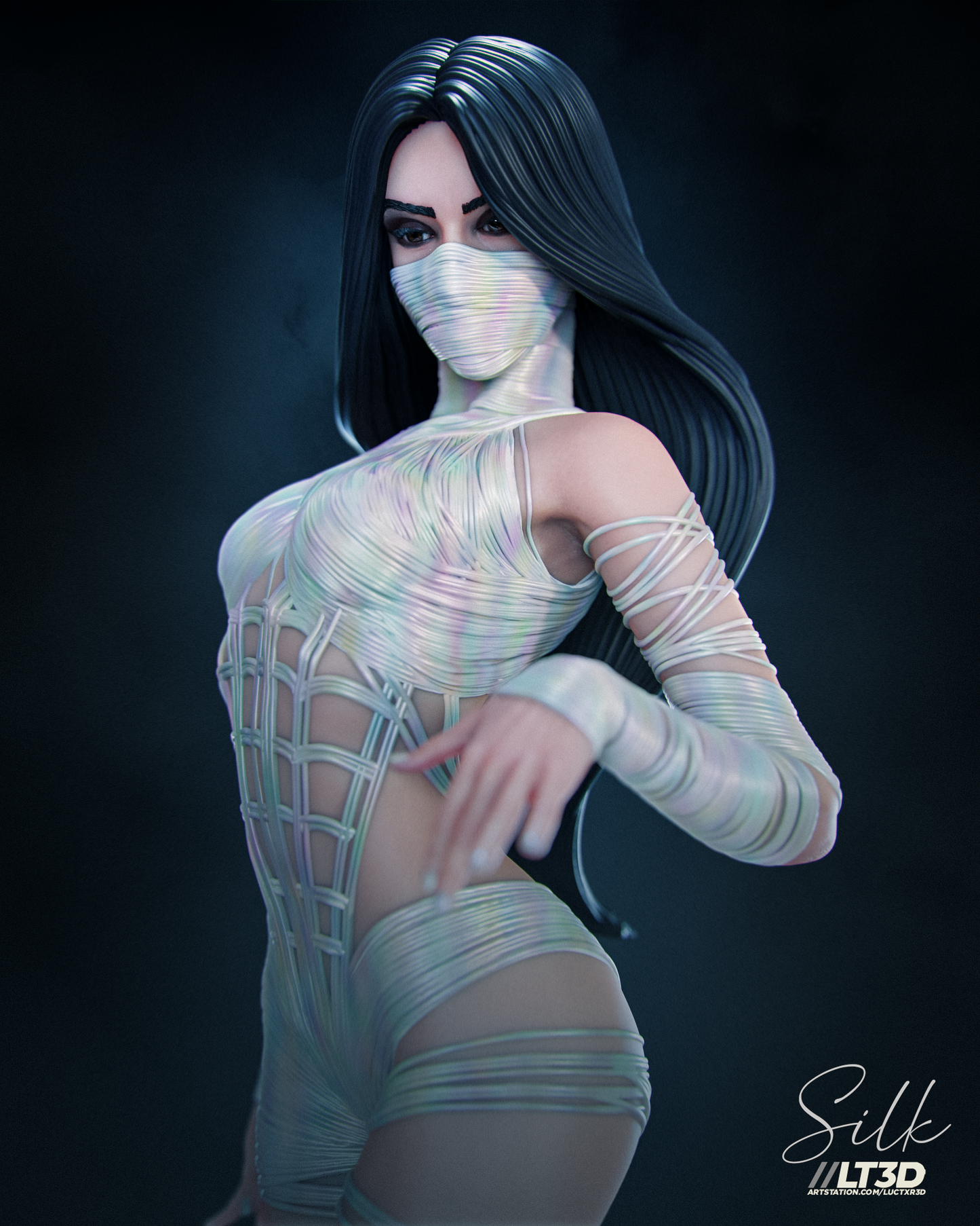Silk Statue