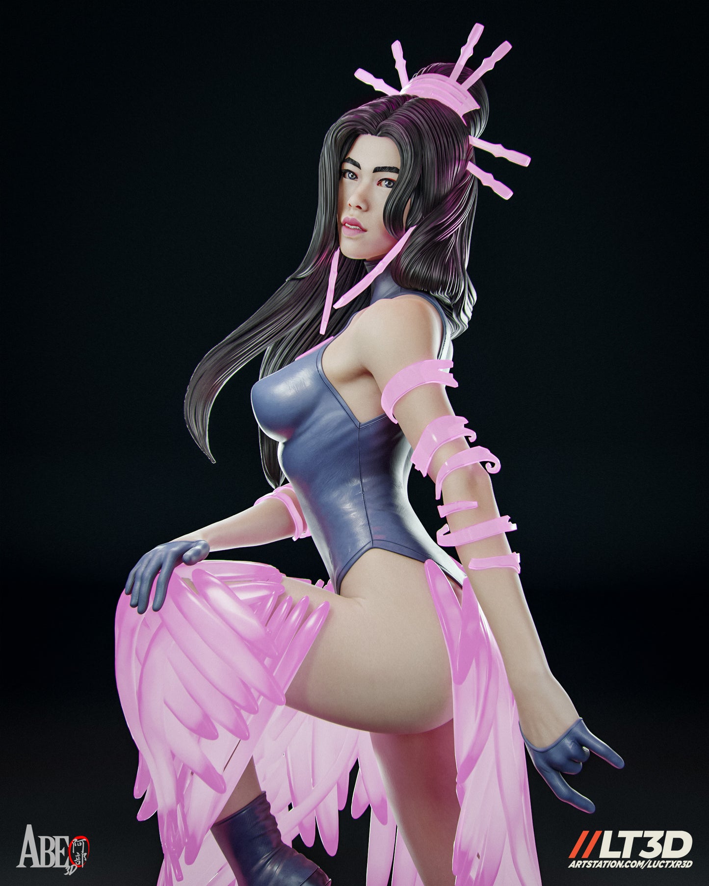 Psylocke Hellfire Gala Statue