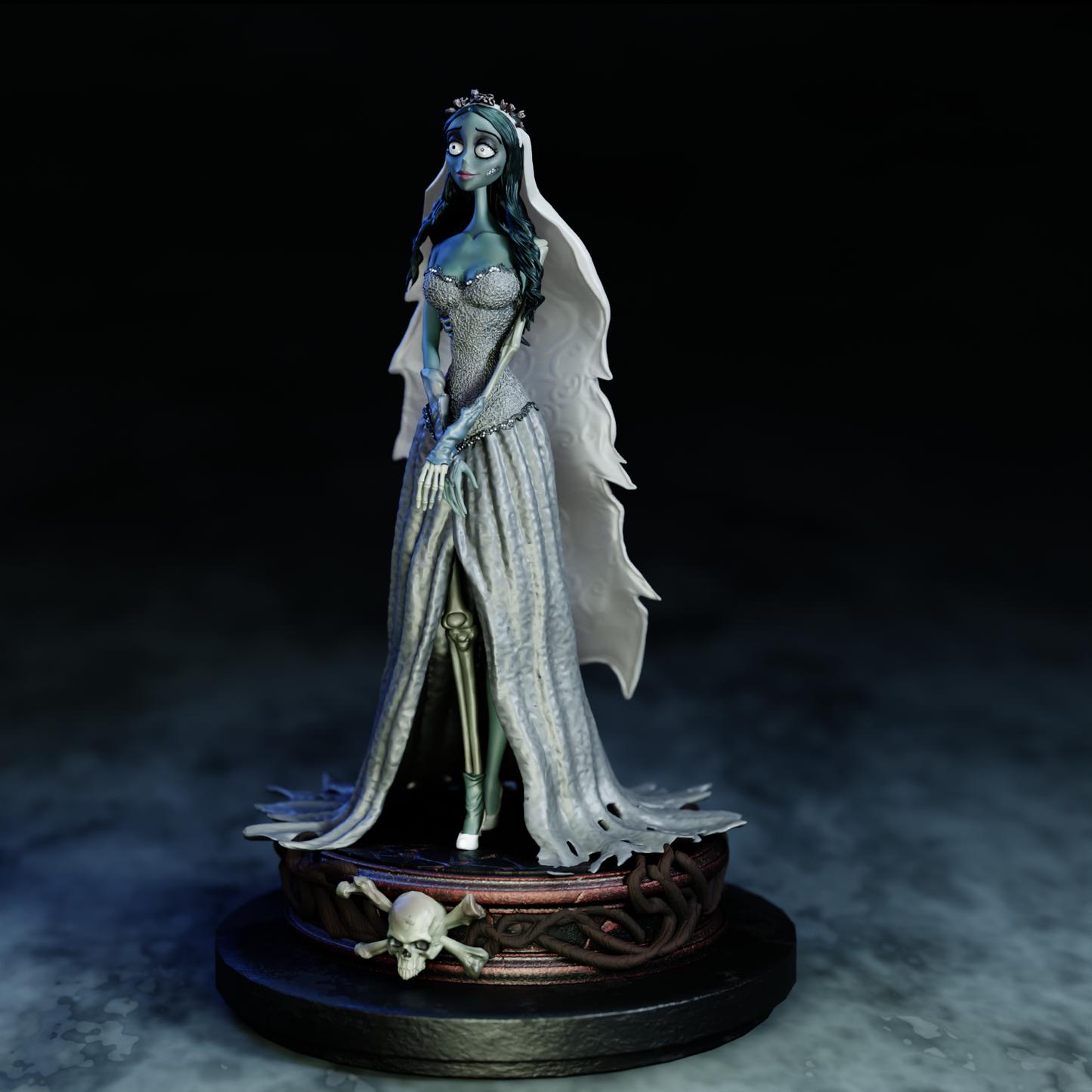 Emily (Corpse Bride) Statue 3D-Printed Kit