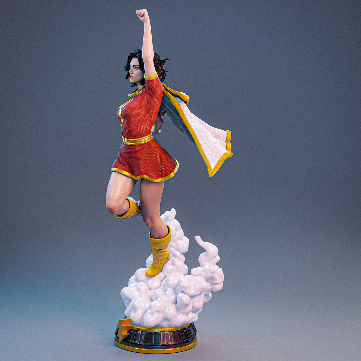 Mary Marvel Statue 3D-Printed Kit