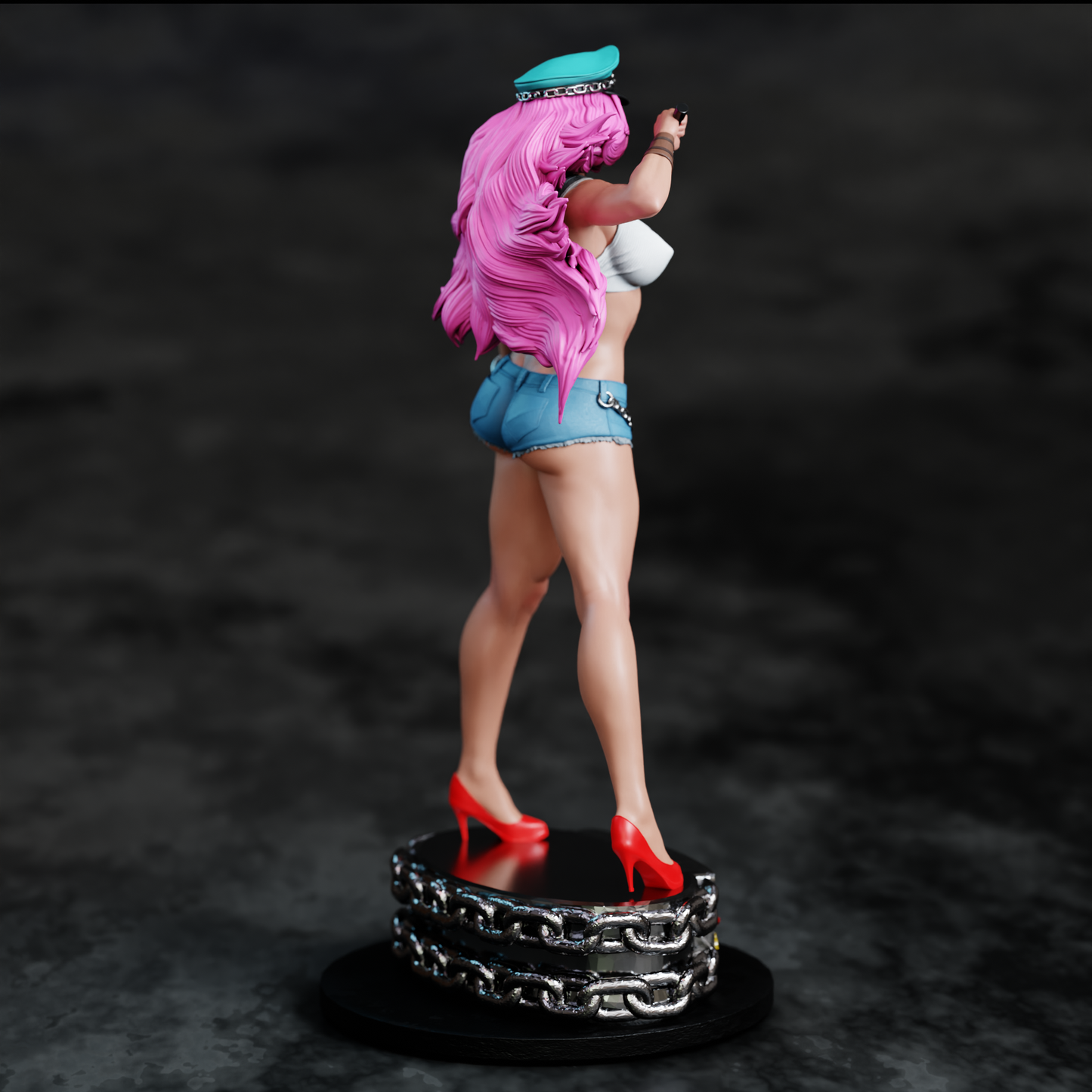 Poison (Street Fighter) Statue