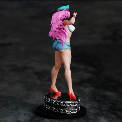 Poison (Street Fighter) Statue