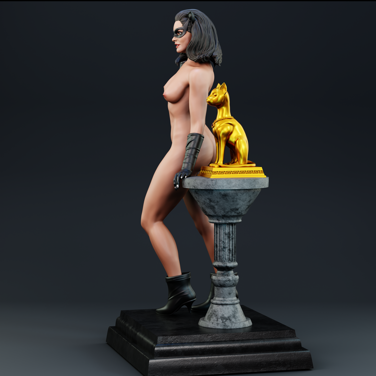 Catwoman (Julie Newmar)Statue 3D-Printed Kit